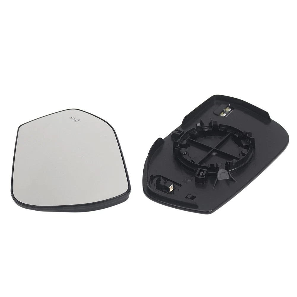 1 Pair Side Mirror Glass With Blind Spot Indicator For Ford Explorer 2020-2024
