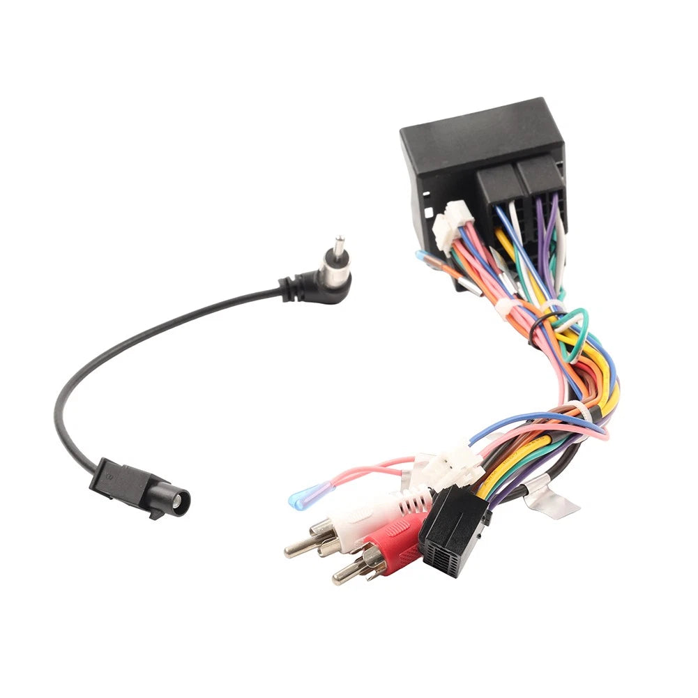 16Pin Stereo Radio Wiring Harness Power Cable For BMW 3 Series E90 X1 E84