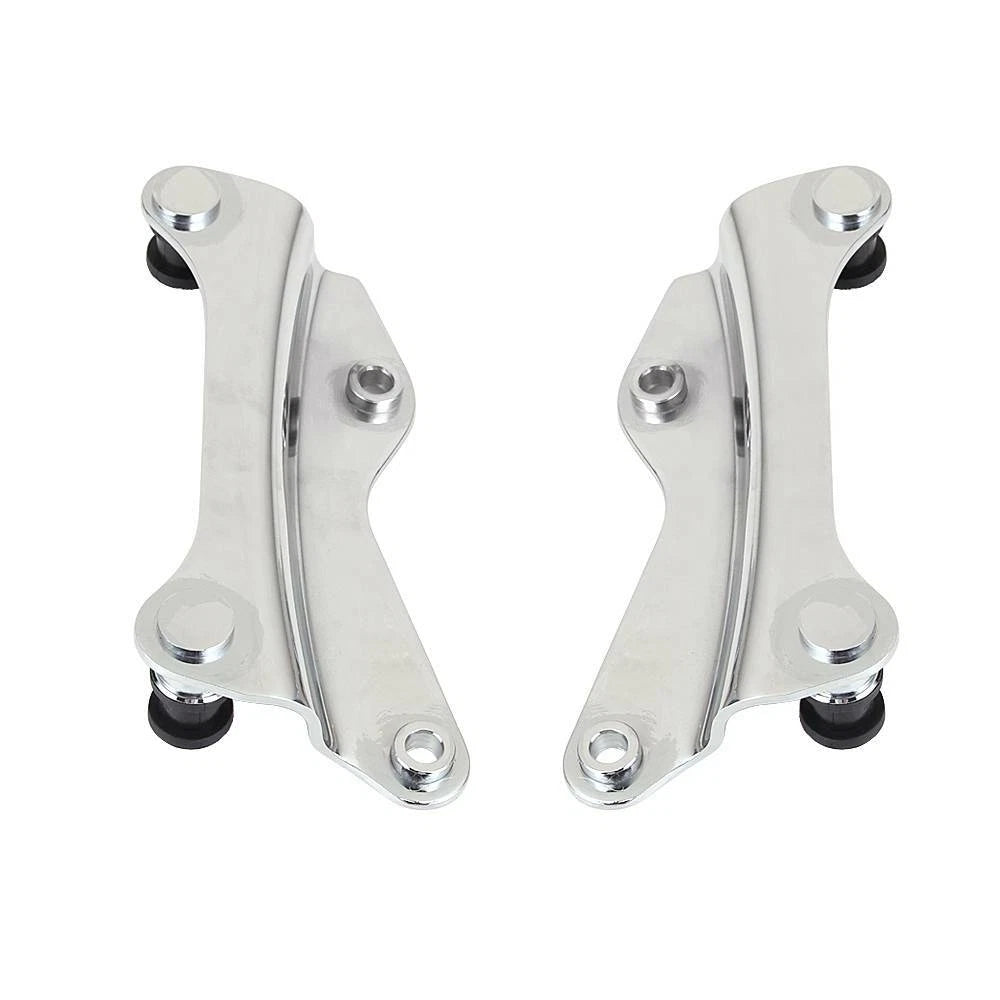 4-Point Chrome Docking Hardware Kit For Harley Touring Road King Glide 14-2020