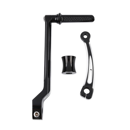 Black Shifter Lever Set Fit For Harley Touring Road Glide 88-Up Softail 86-17 16