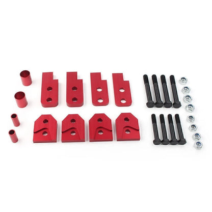 2" Full Lift Kit ATV Red For SE Sport Yamaha Rhino 450 660 700 2004-15 Aluminum
