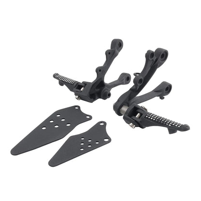 Front Driver Footpeg Footrest Bracket Kit For Kawasaki Ninja ZX6R ZX636 2009-24