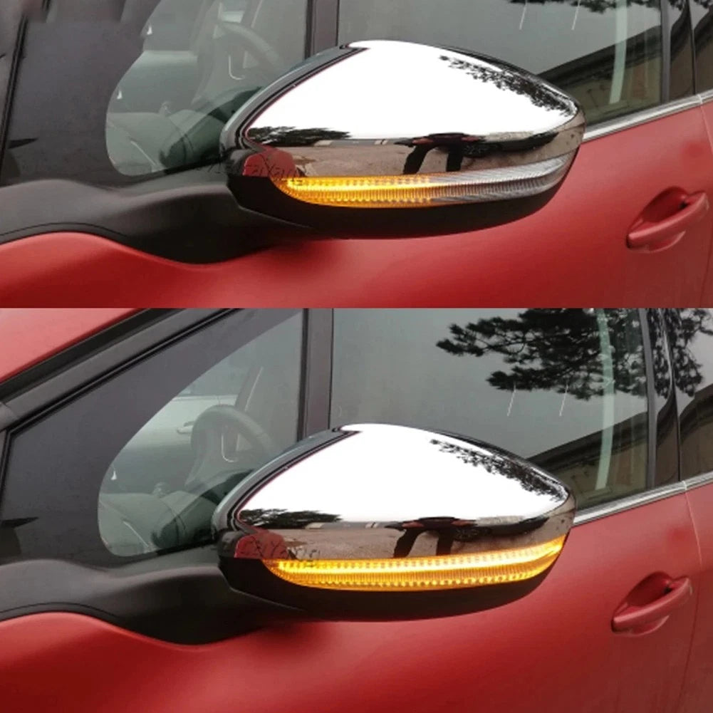 Flowing LED Rearview Mirror Dynamic Turn Signal Light For Peugeot 208 2008