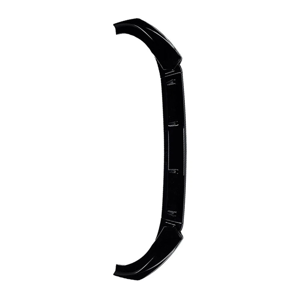 Glossy Black Front Bumper Spoiler Lip For Audi A3 S3 8V Pre-Facelift 2013-2016