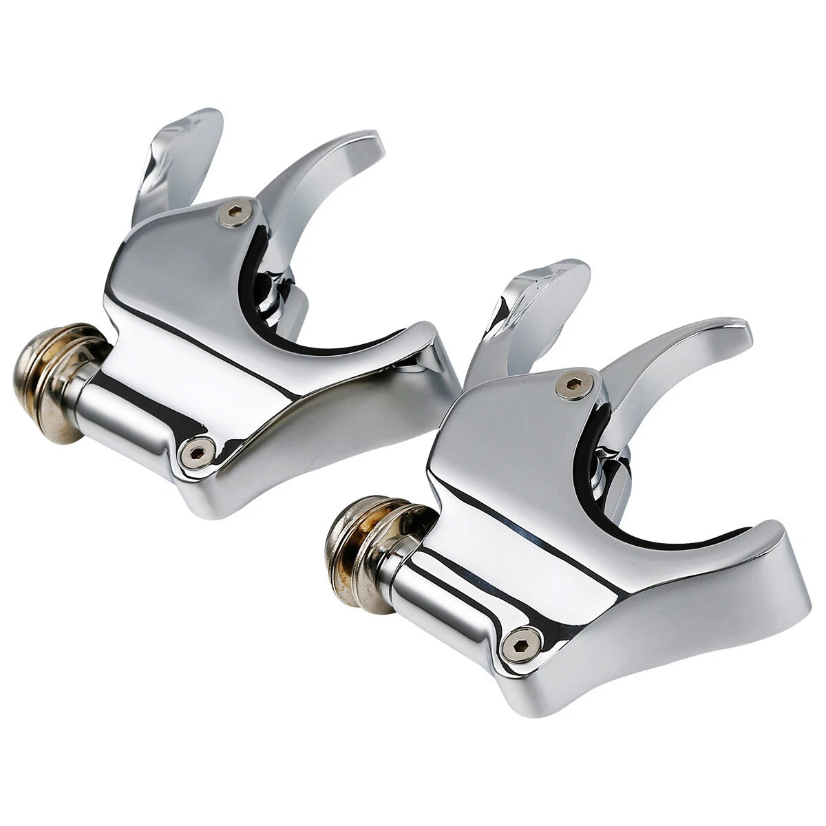Smoke Windshield Windscreen & 49MM Quick Clamps For Harley FXBB FXBR FXBRS 18-Up