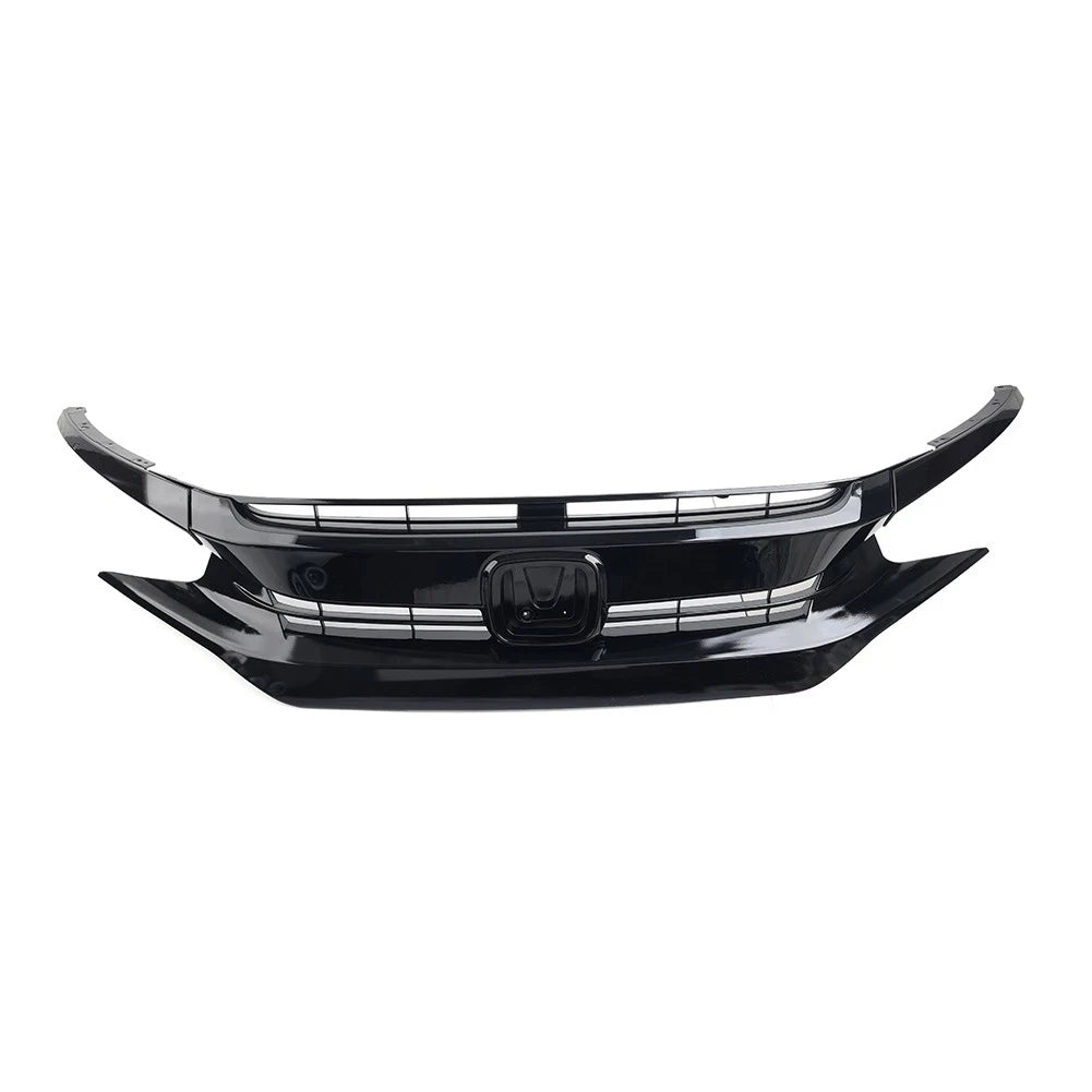 Front Grille Upper Grill Hood Eyelid For Honda Civic Coupe Sedan 2016-2018 2017