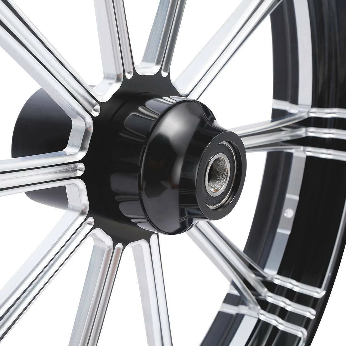 30'' Front Wheel Rim Single Disc Wheel Hub Fit For Harley Street Glide 08-25 ABS