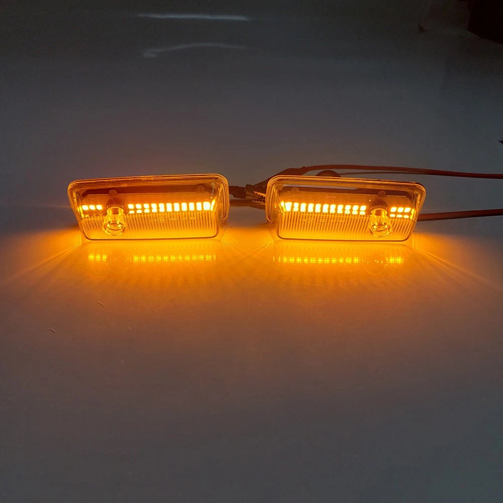LED Dynamic Side Turn Light Clear For Mercedes Benz G-Class W461 W463 G500 86-02