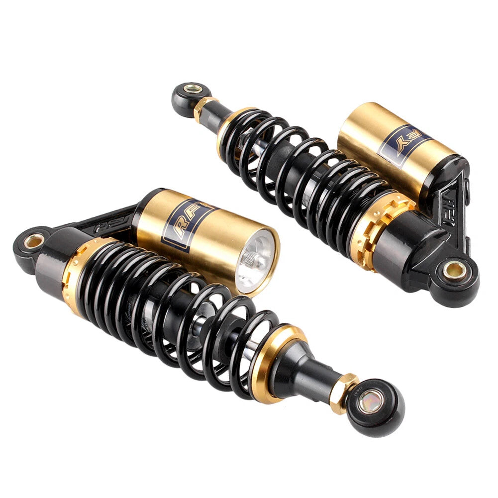 Pair Air Shock Absorbers 11" 280mm for Scooters Moped Quad Street Bikes Motor US