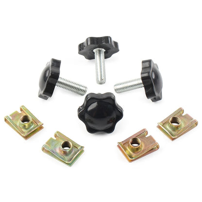4X Saddlebag Lock Mounting Theft Deterrent Bolt Screw For Harley FLHT FLHTCU