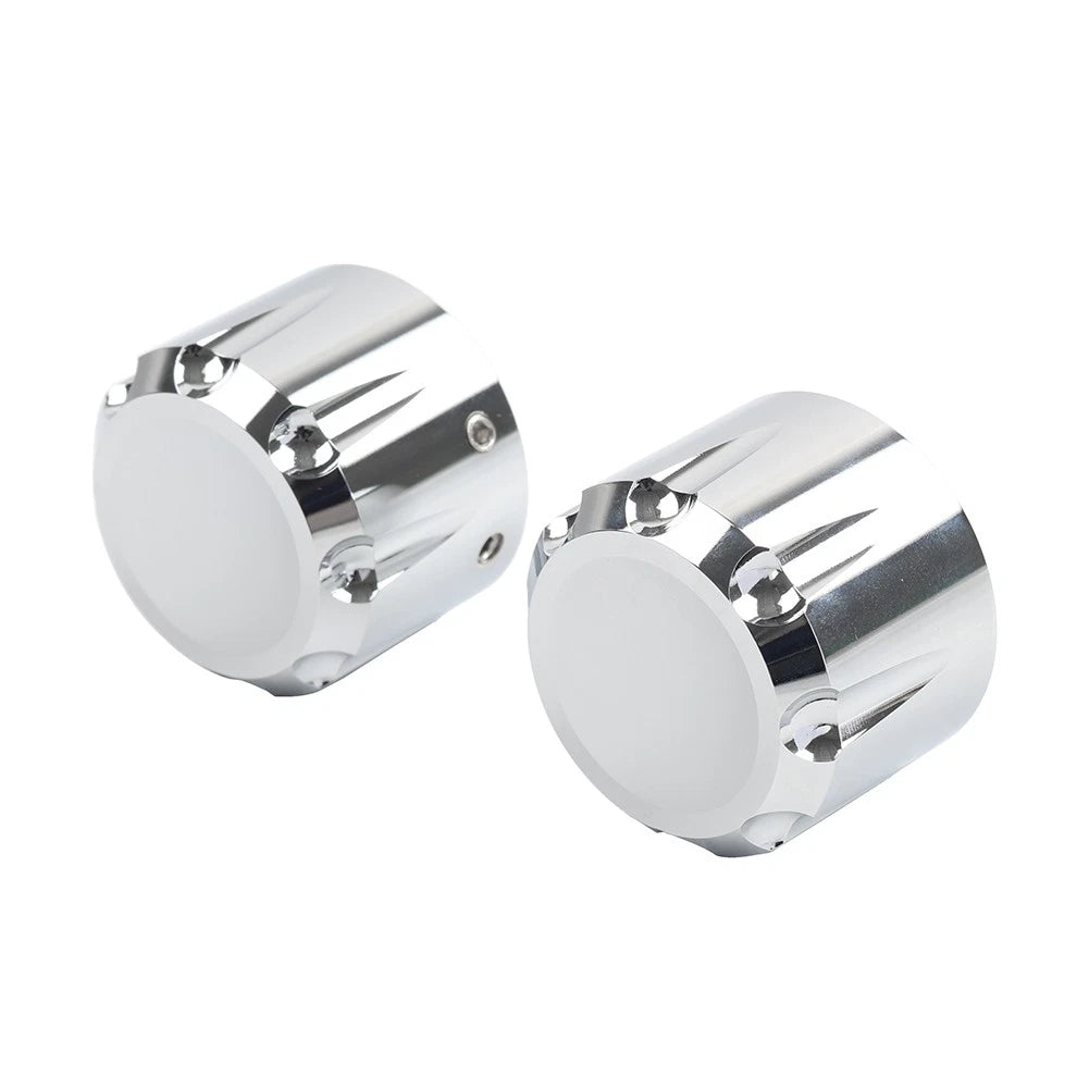 Front Axle Cap Nut Cover For Harley Sportster Touring Softail Dyna VRSC Fat Bob