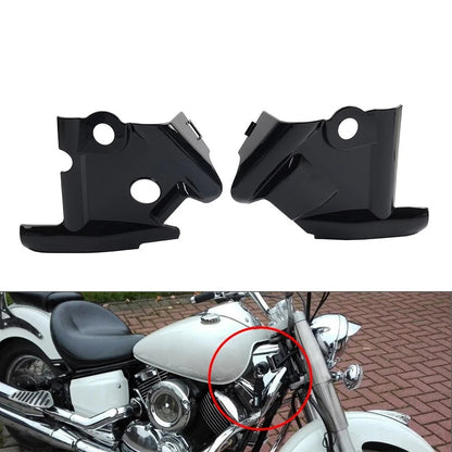 Front Fork Upper Frame Neck Cover Black For Yamaha VStar 1100 XVS1100 1999-2011