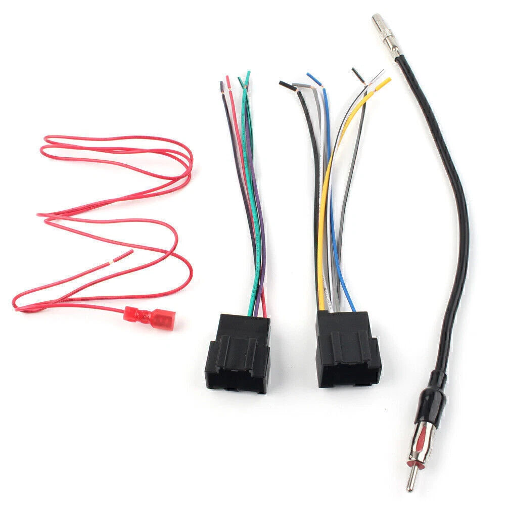 Stereo Radio Wire Harness+Antenna Combo For 2007-13 GMC SIERRA YUKON 1500 Car US
