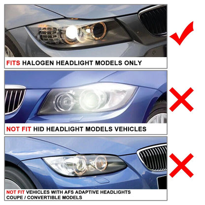 1x Right Front Headlight Lens Cover For BMW 3 Series E90 Sedan E91 Wagon 05-08
