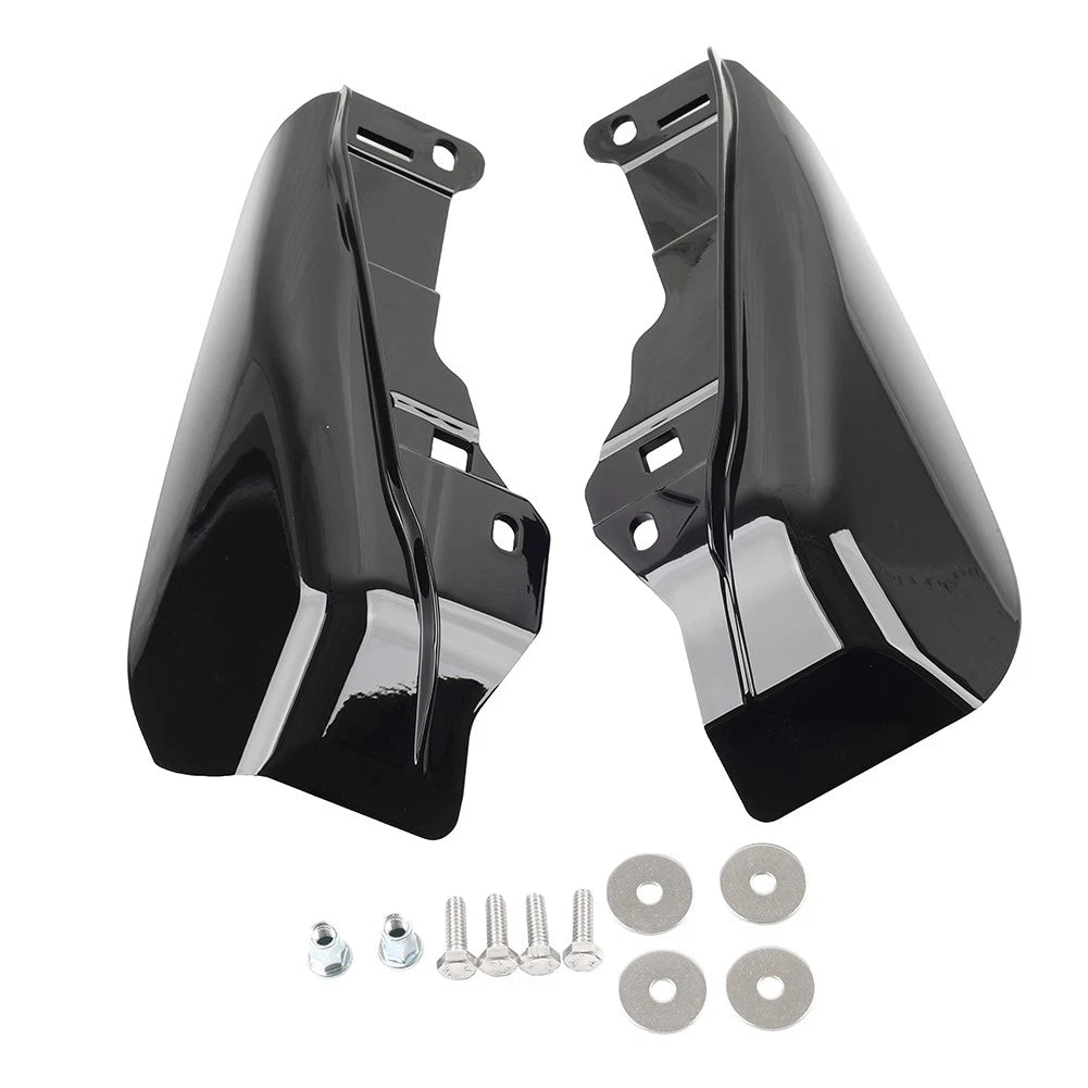 Black Mid-Frame Air Deflector Heat Shield For Harley CVO Road Street Glide 23-24