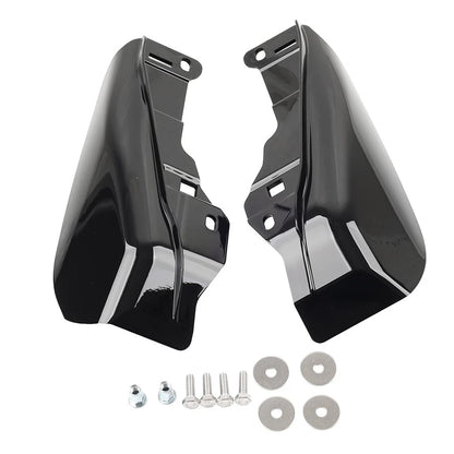 Black Mid-Frame Air Deflector Heat Shield For Harley CVO Road Street Glide 23-24