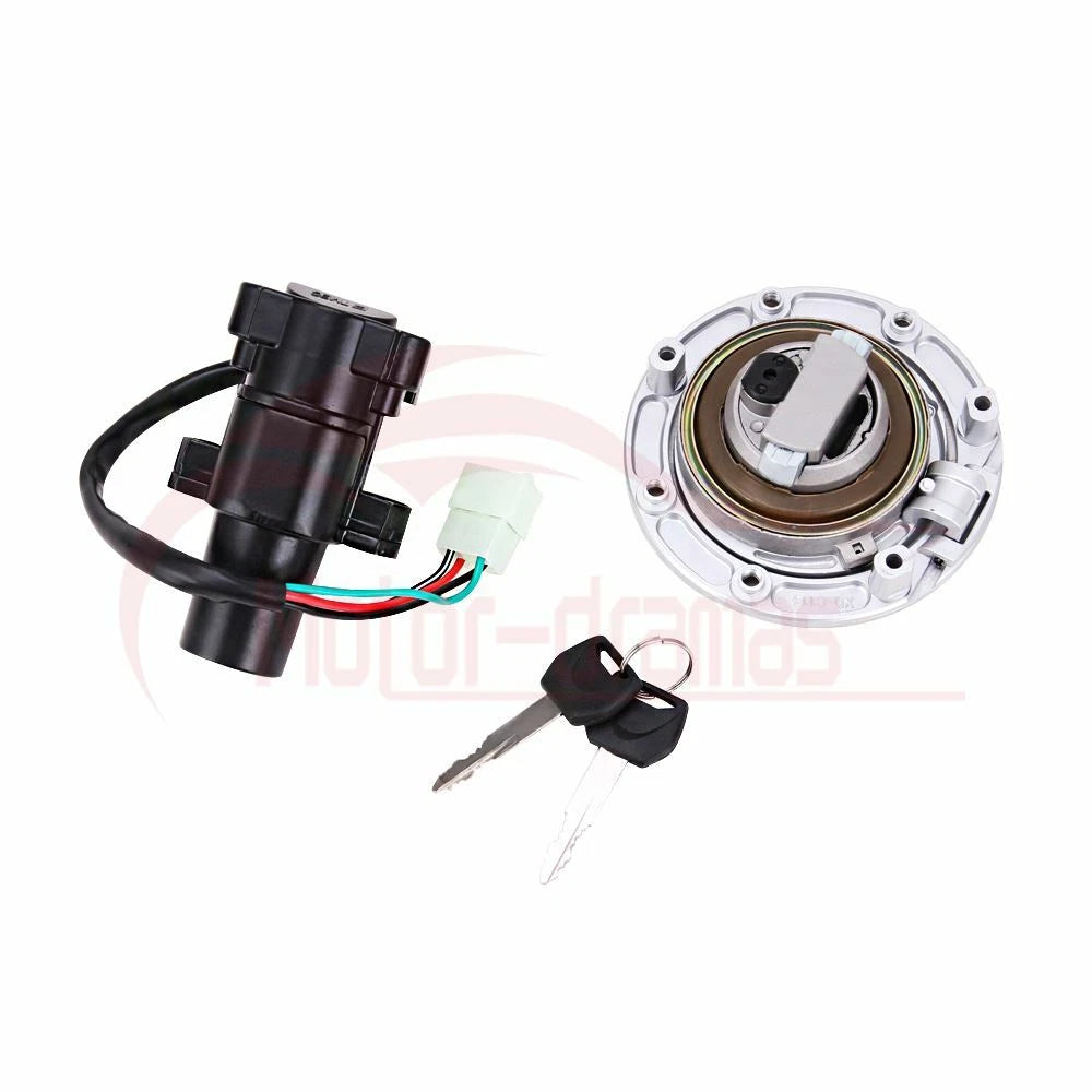 Ignition Switch Fuel Gas Cap Seat Lock Key Set For Honda CBR600F4/F4i 2001-2006