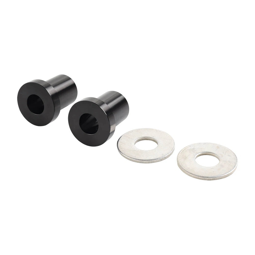 CNC Solid Handlebar Riser Bushings For Harley Touring Road King Softail Black