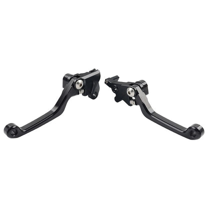 Pair Pivot Brake Clutch Levers For Kawasaki KLX 300SM KLX 250/S/SF KLX150L Black