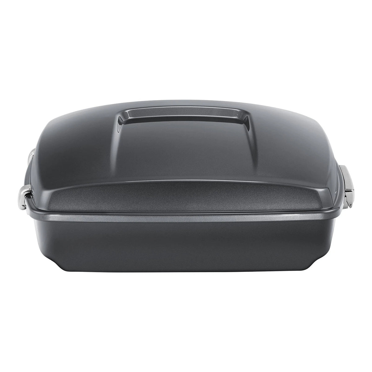 Chopped Trunk Luggage Fit For Harley Electra Glide 14-Up Gauntlet Gray Metallic