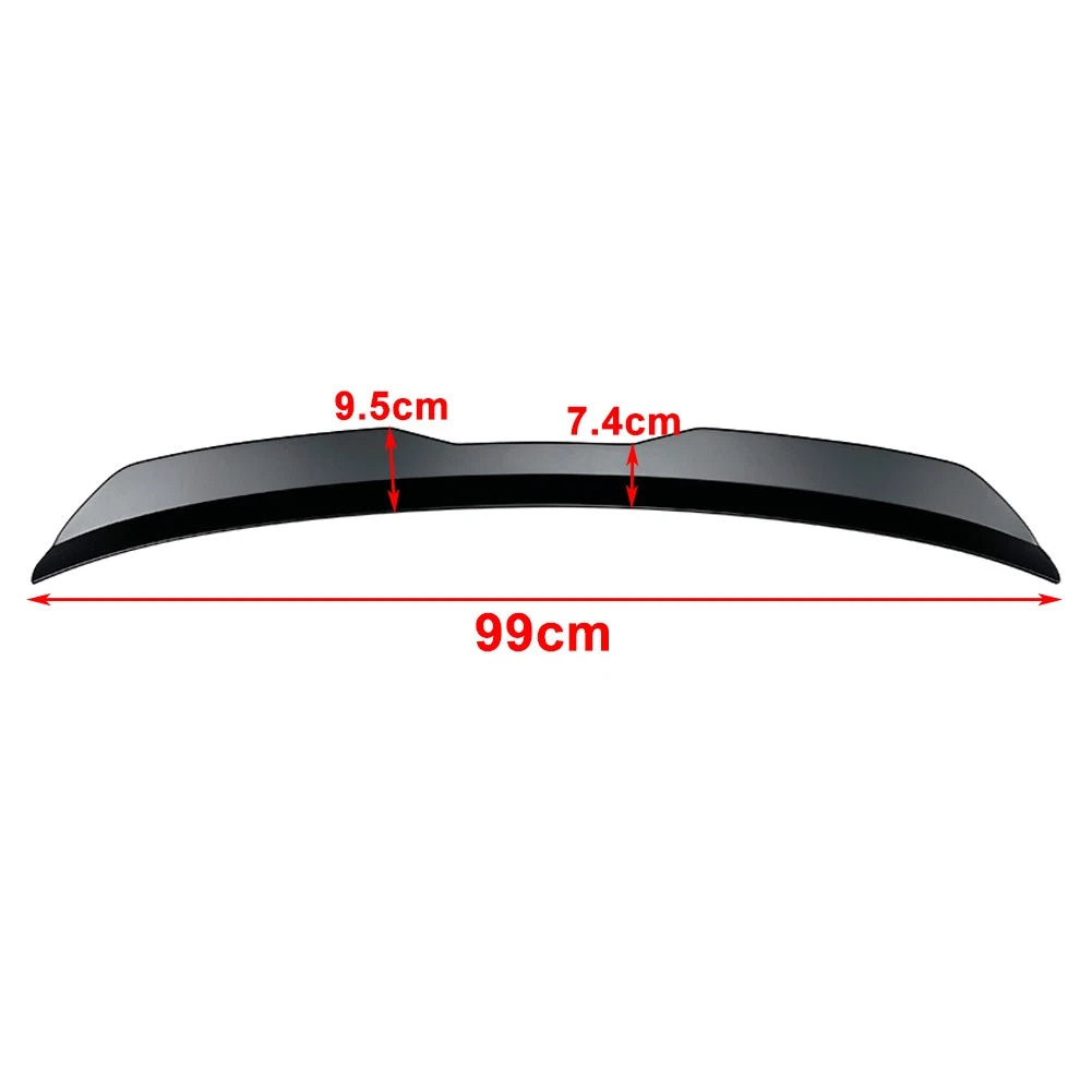 For Hatchback SUV MPV Universal Car Rear Roof Lip Spoiler Tail Wing Carbon Fiber