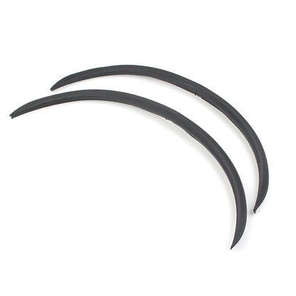 Carbon Fiber Car Wheel Eyebrow Arches Lips Fender Flares Protector Trim Cover