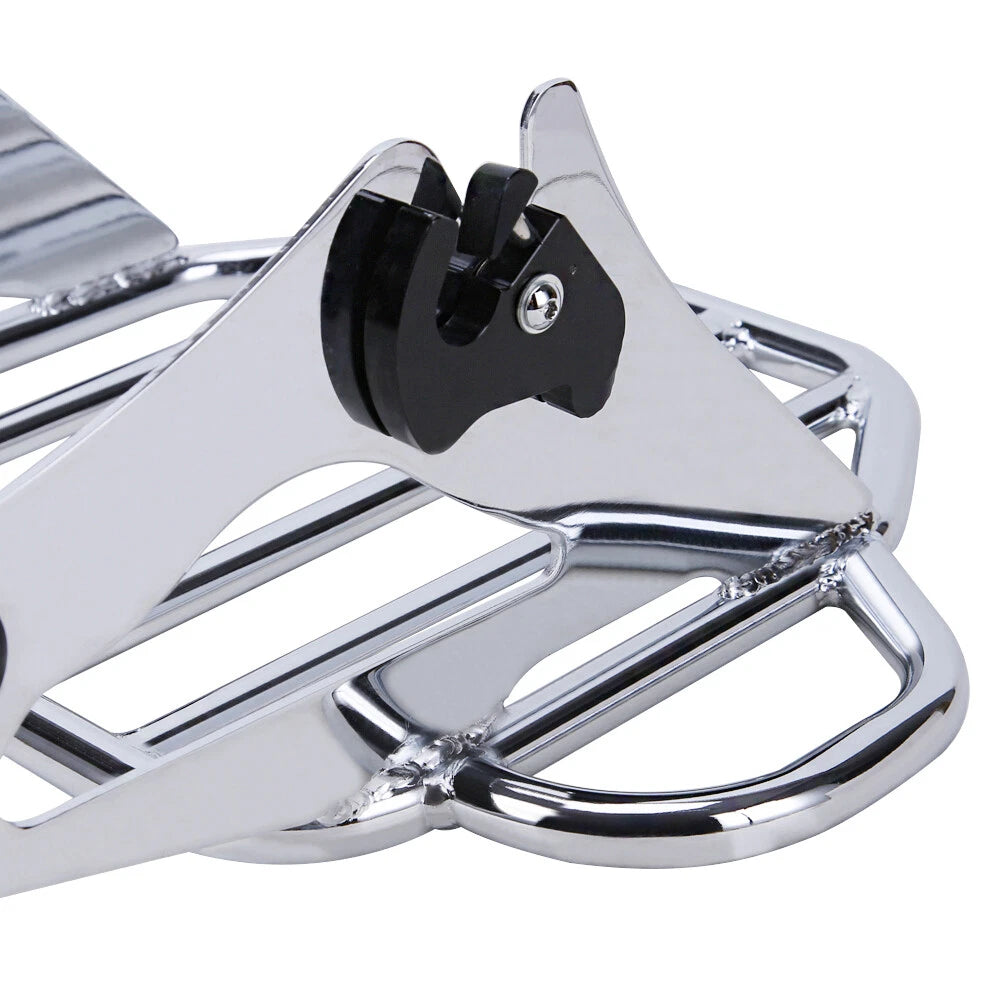 Detachable Two-Up Luggage Rack For Harley Road King Street Electra Glide 2009-Up