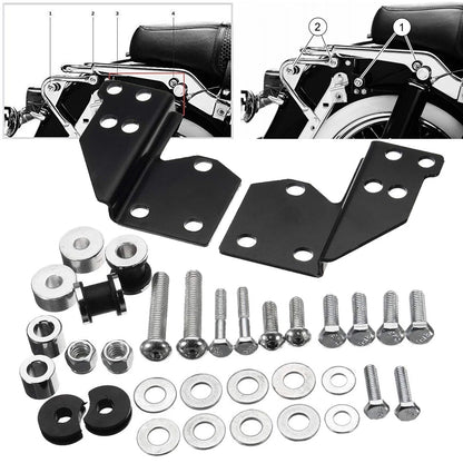 For 1997-08 Harley Touring Quick Release Sissy Bar Backrest Docking Hardware Kit