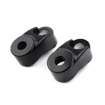 Black Short Front Turn Signal Mounts 39mm 49mm Forks for Harley Sportster FXR