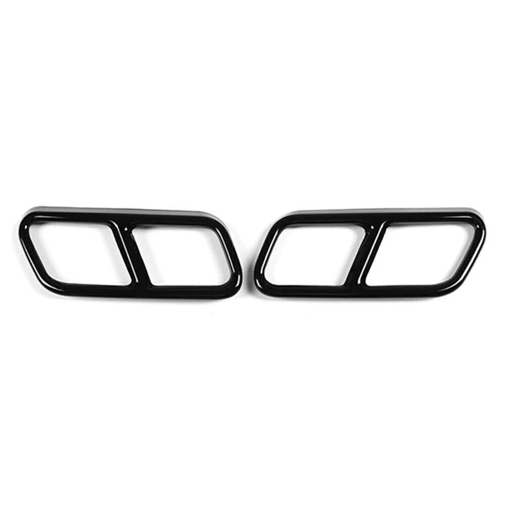 Exhaust Muffler Pipe Tip Tailpipe Cover Trim Fit Benz S Class W221 W222 10-17
