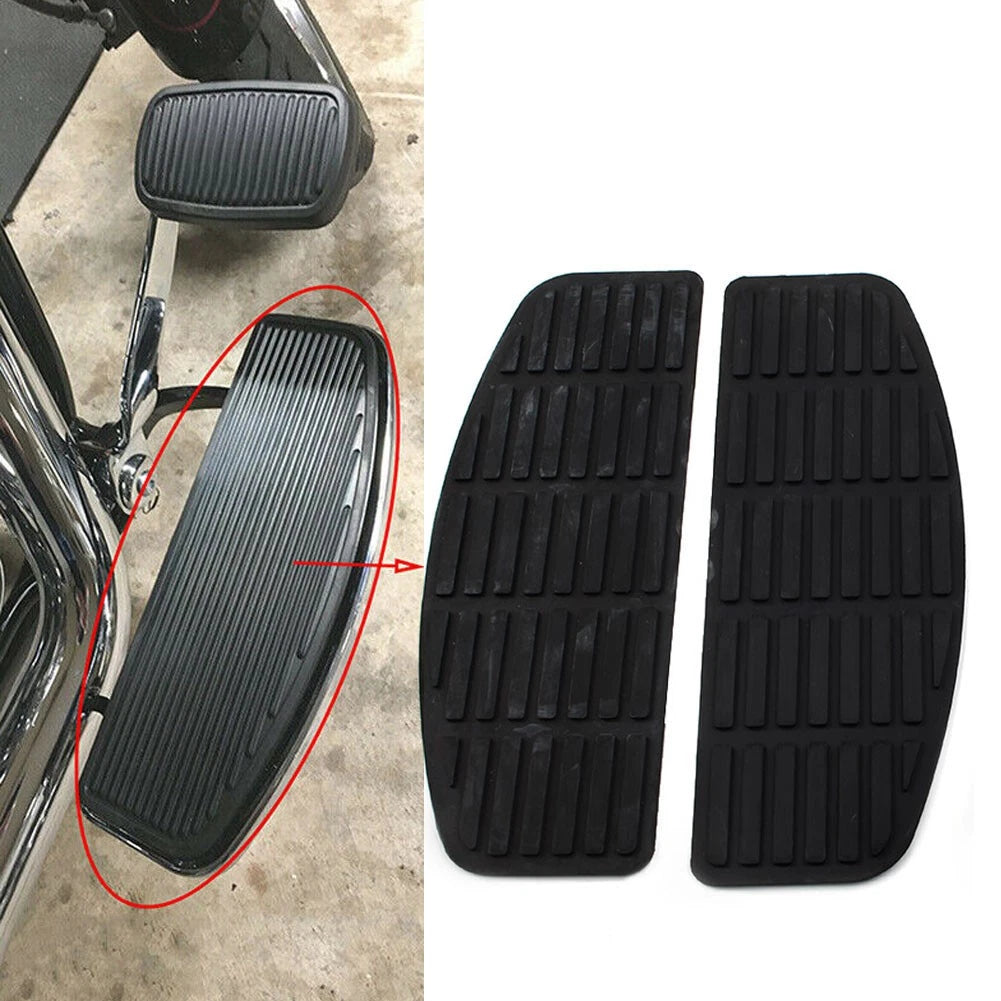For Harley Touring Road King Driver Floorboard Footboards Pad Protector Rubber