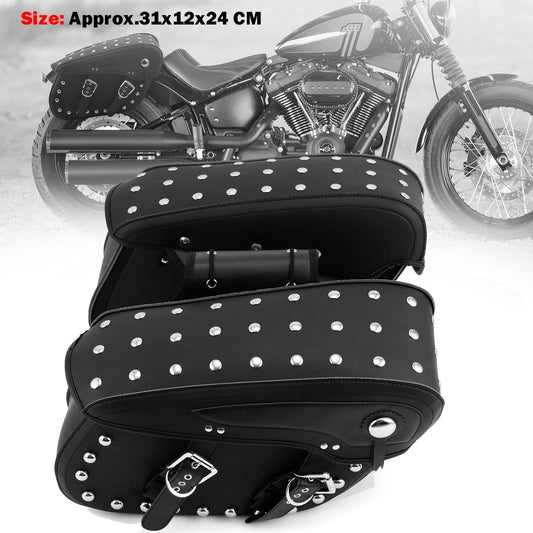 Motorcycle Saddle Bags Side Tool Bag Luggage For Harley Sportster XL 883 XL 1200