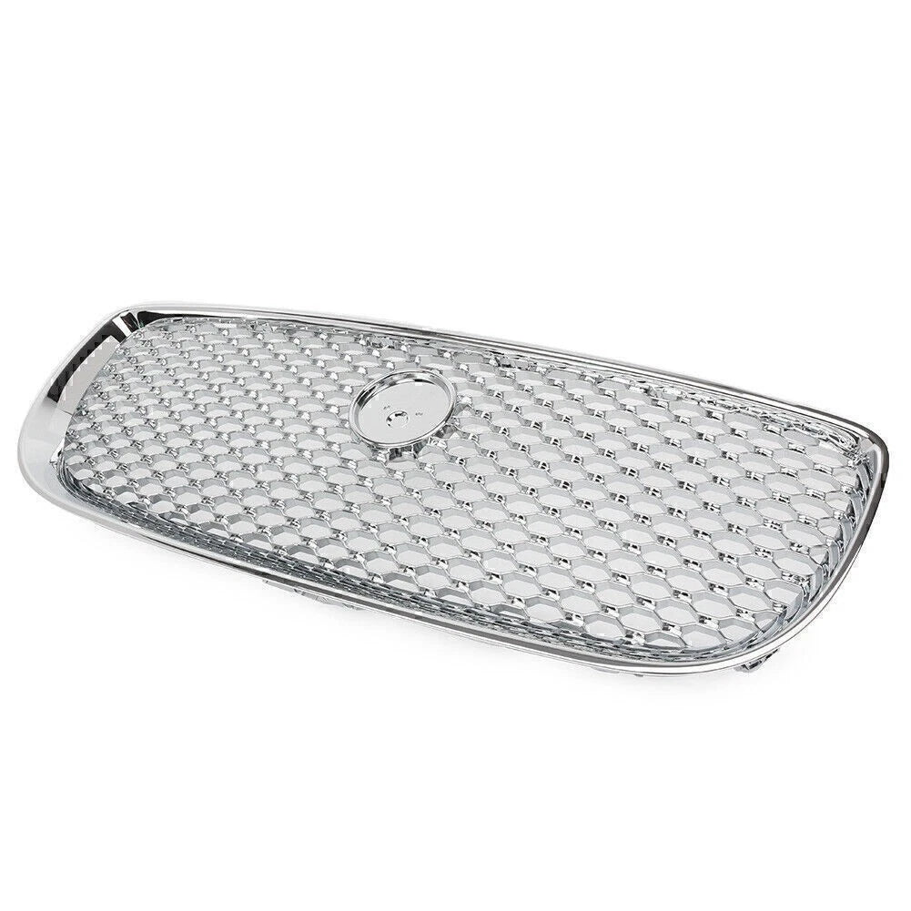 1 Pcs  Front Upper Mesh Grille Radiator Grill for Jaguar XJ 2016-2020 Chrome