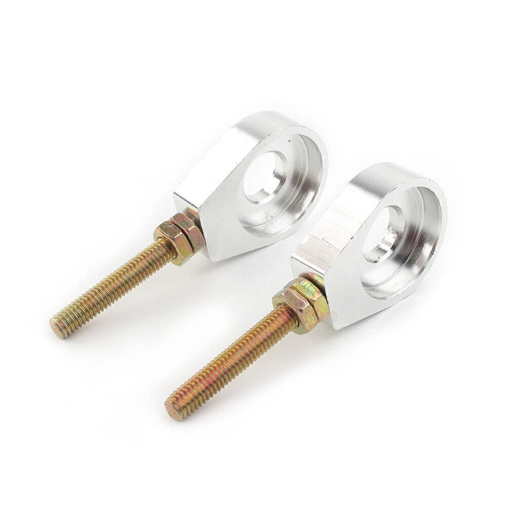 15mm Chain Adjuster Tensioner Fit Chinese CRF50 KLX110 SSR Pit Dirt Bike Silver
