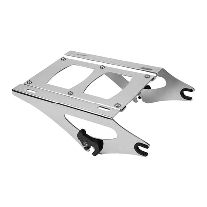 Two Up Chrome Pack Luggage Rack Fit For Harley Touring Road Glide 14-Up 19