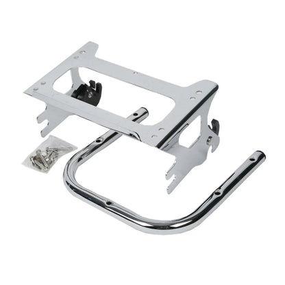 2-Up Pack Luggage Rack+Docking Kits Fit For Harley Touring FLHR FLTR 97-08