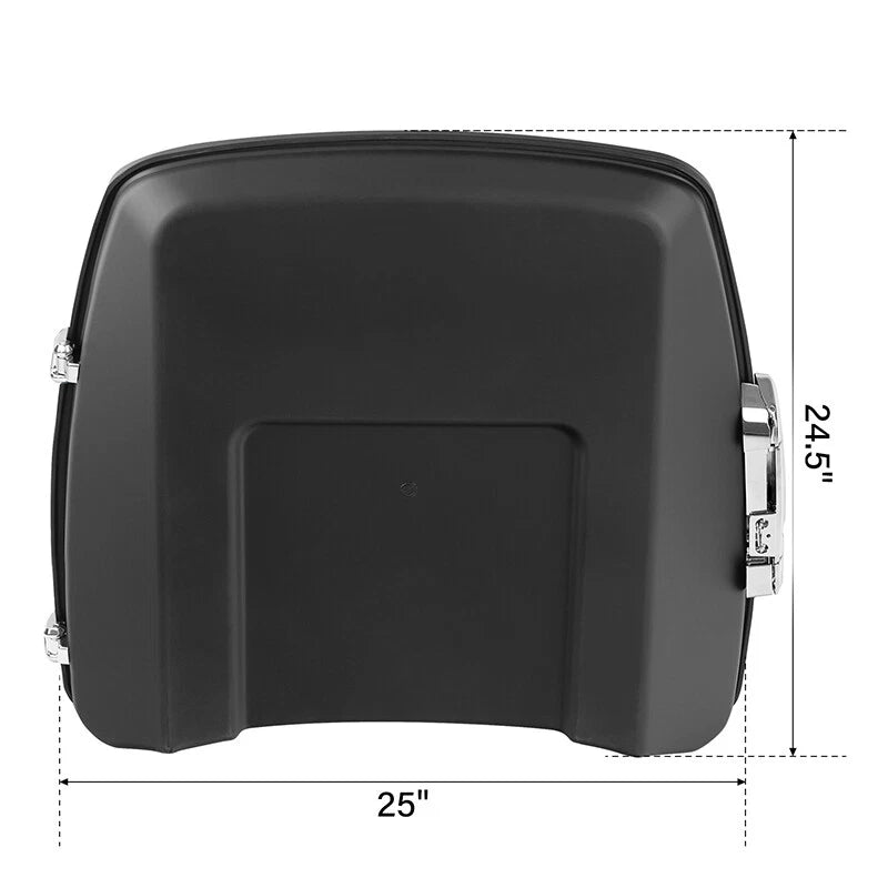 Matte Black Razor Trunk Fit For Harley Touring Road Glide King 2014-2025 2024 23