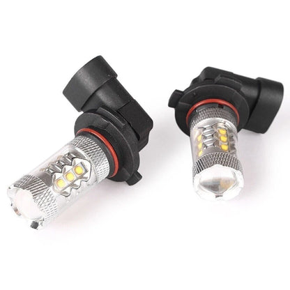 2x 80W 12V H10 High Power LED  6000K Super Fog Driving Lights Bulbs White US