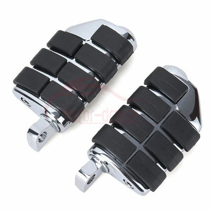 Motorcycle Foot Pegs Rest Pedals For Harley Road King Street Glide Softail Dyna