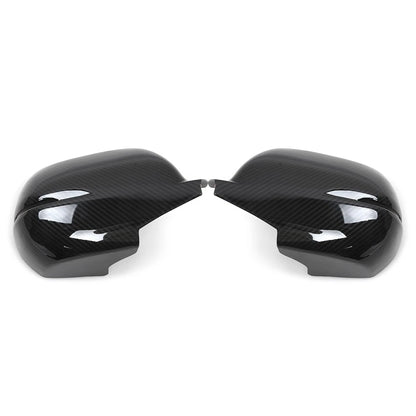 Carbon Fiber style Rearview Side Mirror Cover Caps Trim For Honda CR-V 2017-2019