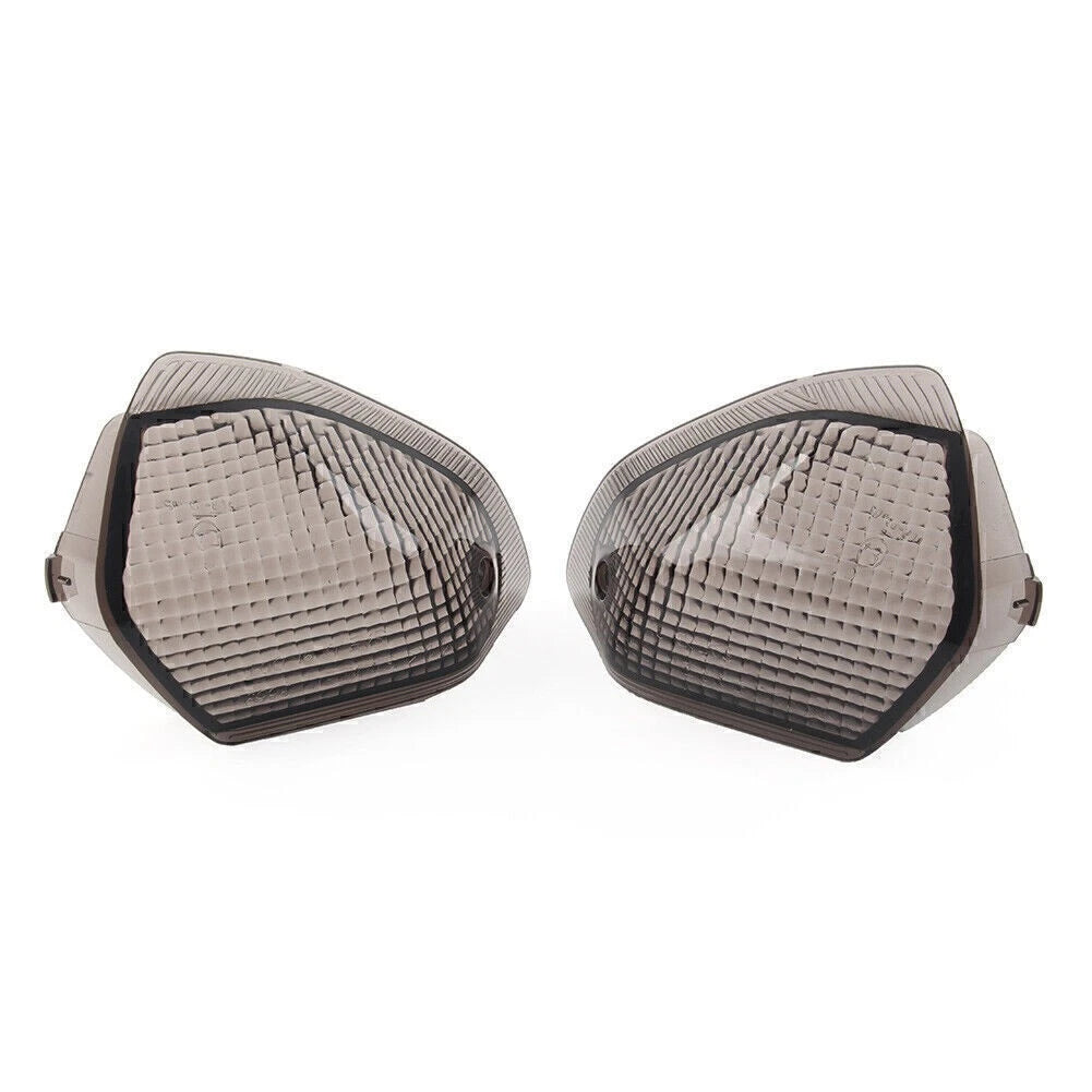 Rear Turn Signals Indicator Lens Smoke For KAWASAKI ZZR400 93-03 ZZR 600 93-08