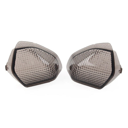 Rear Turn Signals Indicator Lens Smoke For KAWASAKI ZZR400 93-03 ZZR 600 93-08