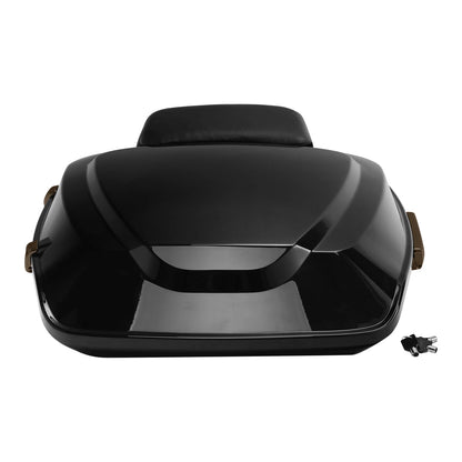 Black Razor Trunk Backrest Pad Fit For Harley Touring Road Glide 14-25