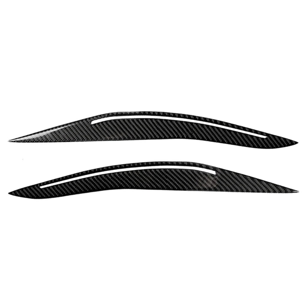 Car Headlight Eyebrows Eyelids Cover Trim For BMW 5 Series F10 Sedan 2014-2016