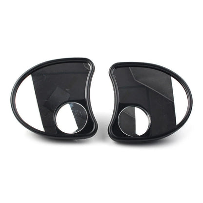 Fairing Mount Mirrors Blind Spot Side Mirror Fit Harley Batwing Touring 1996-13