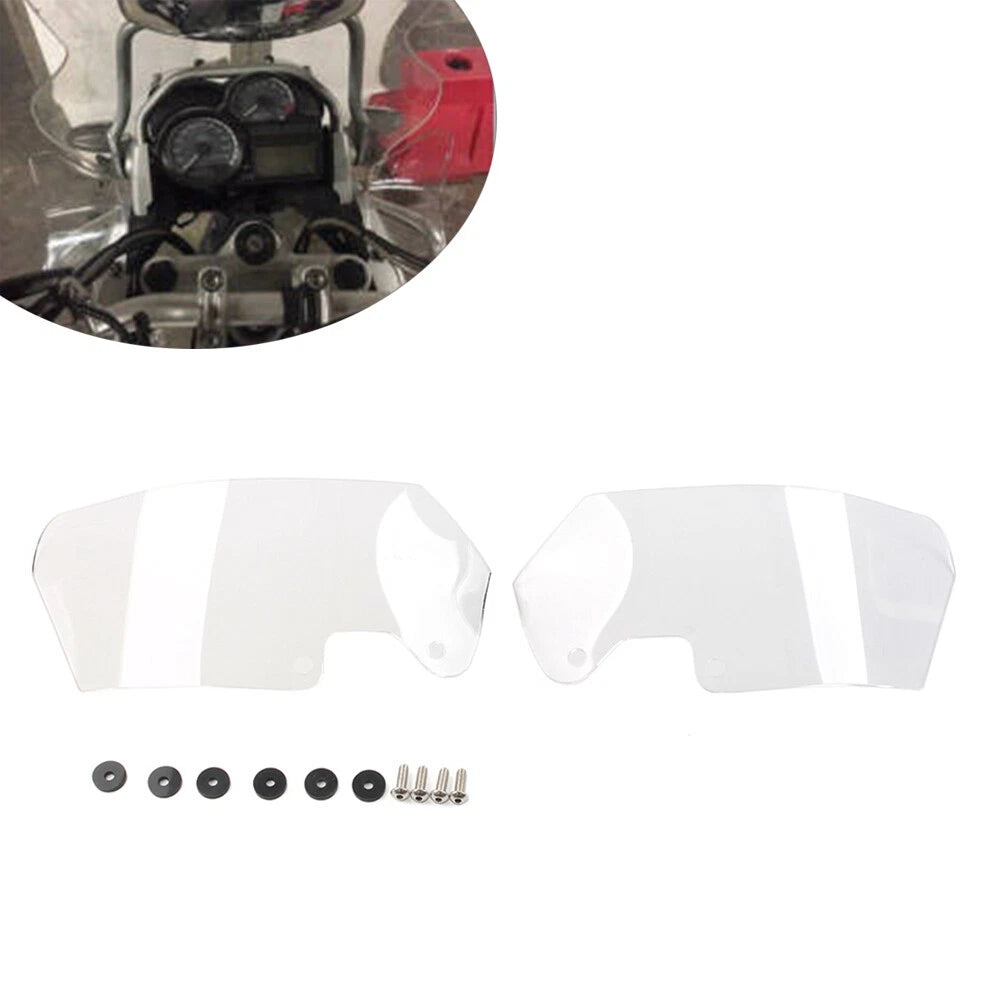 Side Windshield Windscreen Wind Deflector Trim Fit BMW R1200GS ADV 2004-12 Clear