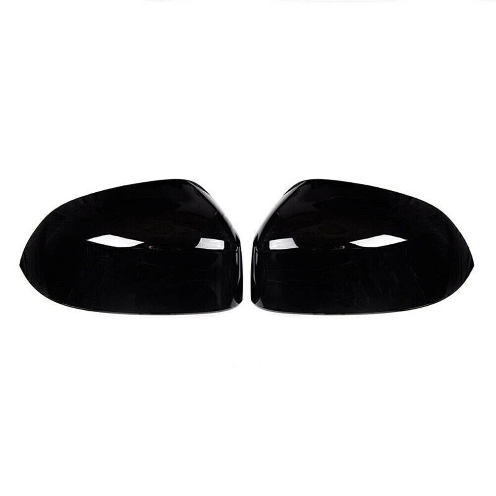 Fit BMW X3 X4 G01 G02 2018-2022 Rearview Rear View Mirror Cap Cover Gloss Black