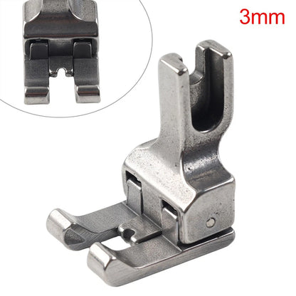 1x 1/8" 3mm Double Compensating Top-Stitching Presser Foot For Sewing Machines