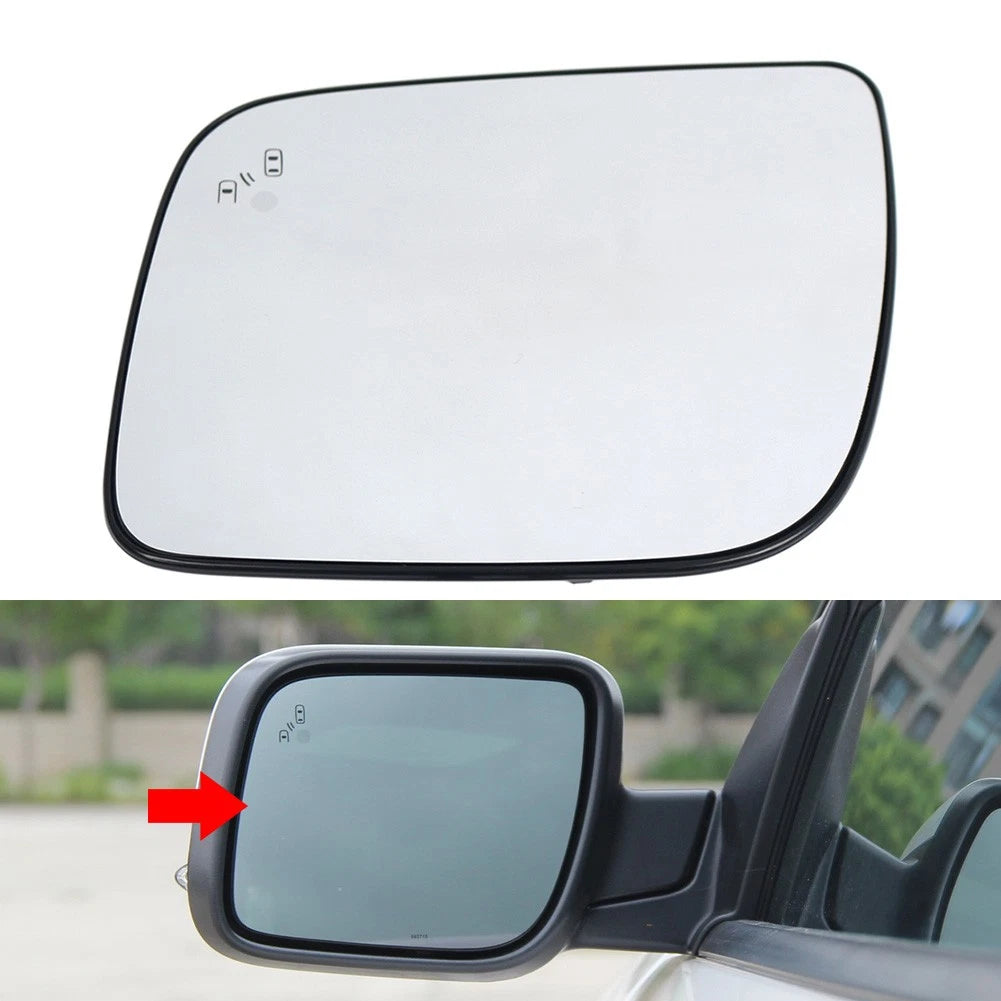 5.25'' Rearview Mirror Glass With Blind Spot Indicator For Ford Explorer 11-17 L
