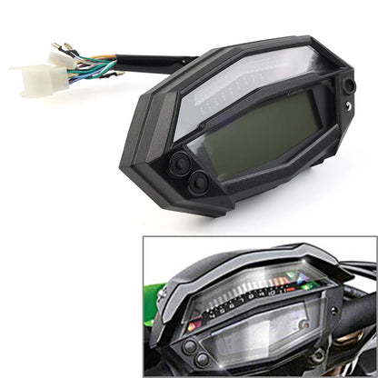 Motor Digital Tachometer Speedometer Gear Indicator Odometer For Kawasaki Z1000